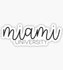 Pegatina Universidad de Miami de Ohio