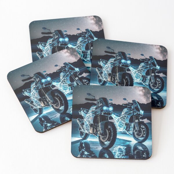 Item preview, Futuristic Motorcycle - Moonlight Twist designed and sold by MarcoDAngelo.