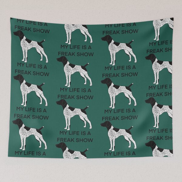 Item preview, My life is a freak show black roan gsp  designed and sold by Horsequeenozie.