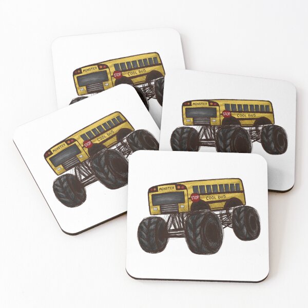Item preview, Monster Truck School Bus designed and sold by Elaine Raimo.