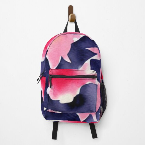 Item preview, Abstract Pink Floral On Deep Purple designed and sold by calibrit.
