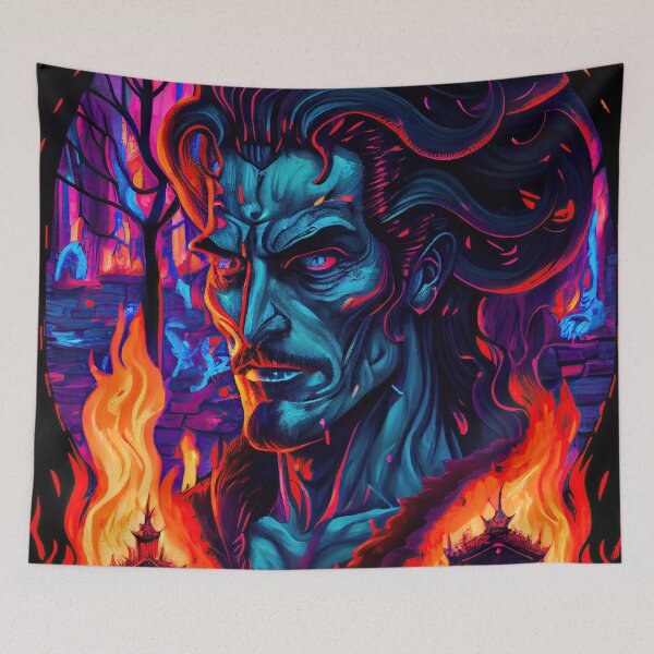 Item preview, The Blacksmith and the Devil designed and sold by OccultDreams.