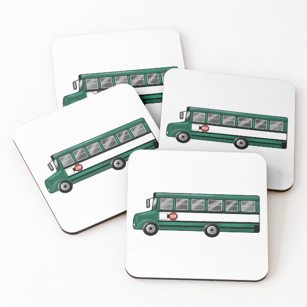 Item preview, Green bus designed and sold by Elaine Raimo.