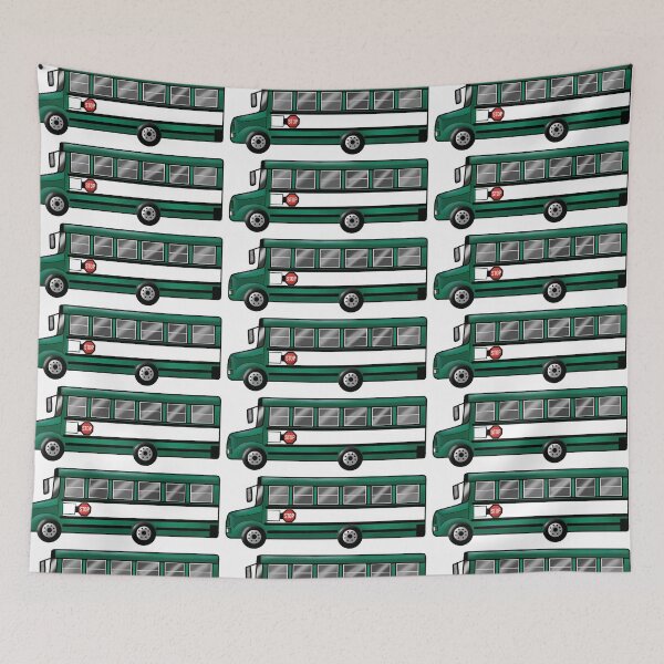 Item preview, Green bus designed and sold by Elaine Raimo.