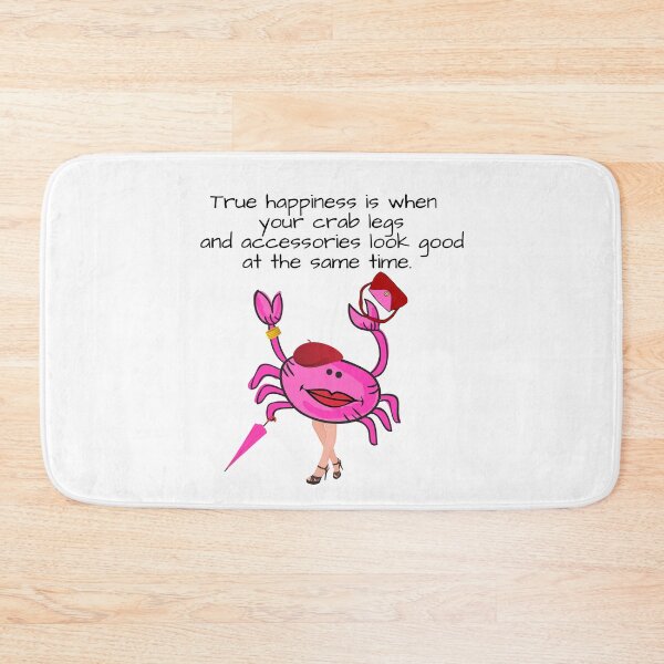Item preview, HAPPINESS CRAB LEGS/ACCESSORIES PINK #1 WHITE BACKGROUND  designed and sold by EllieMonroe.