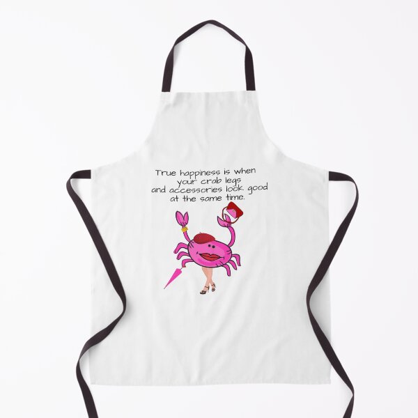 Item preview, HAPPINESS CRAB LEGS/ACCESSORIES PINK #1 WHITE BACKGROUND designed and sold by EllieMonroe.