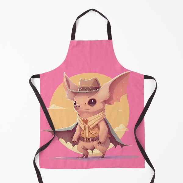 Item preview, Cute Free-Tailed Bat Cowboy(Transparent) designed and sold by pastelcountrytx.