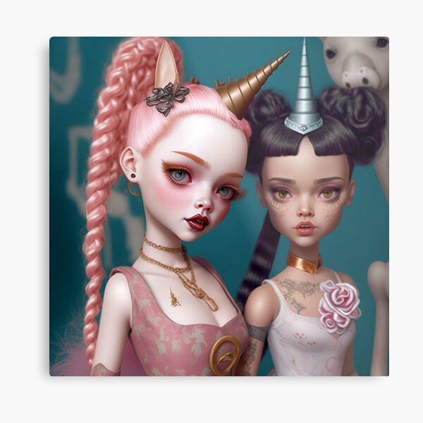 Unicorn Party 2 Metal Print