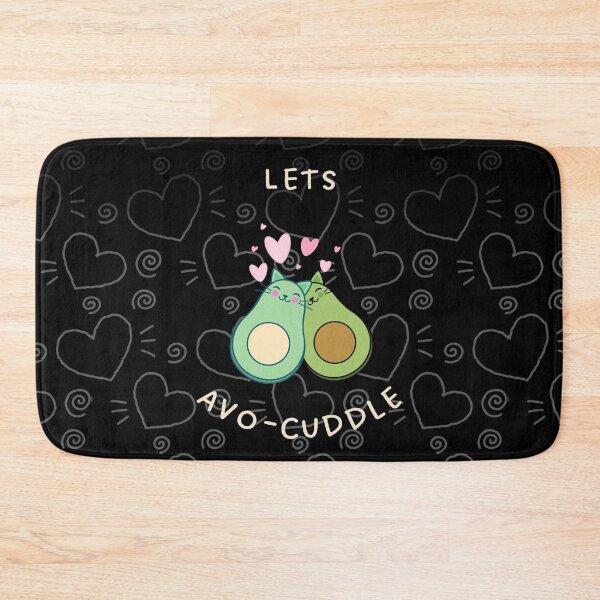 Item preview, Valentine's Day - Lets avo-cuddle (Black) designed and sold by INSOMNIAC101.