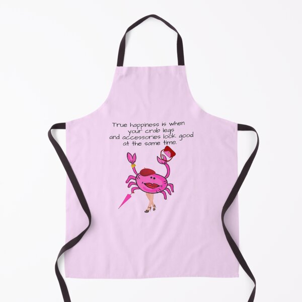 Item preview, HAPPINESS CRAB LEGS/ACCESSORIES PINK #2 PALE PINK BACKGROUND designed and sold by EllieMonroe.