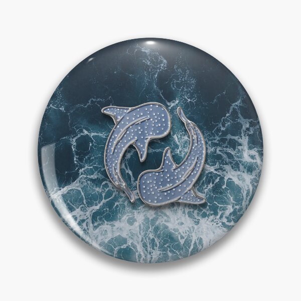 Item preview, Whale Shark Ying Yang designed and sold by EnamelStudio.