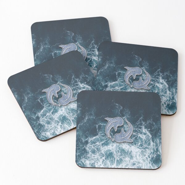 Item preview, Whale Shark Ying Yang designed and sold by EnamelStudio.