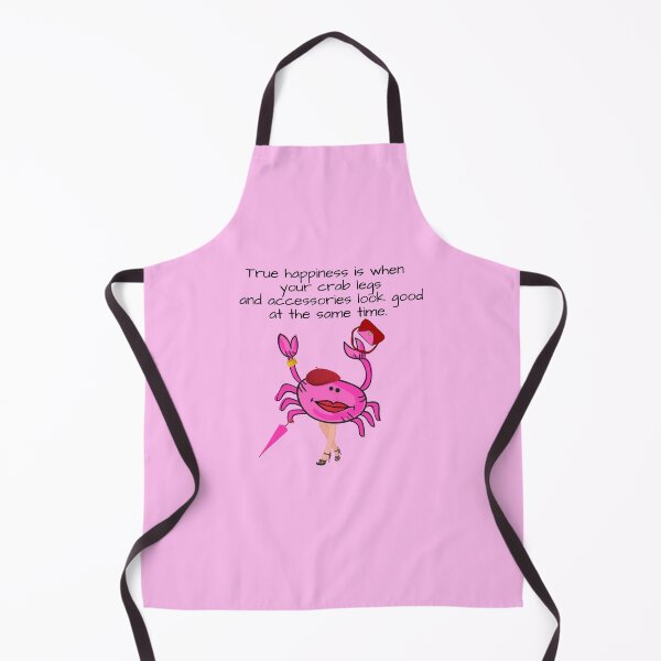 Item preview, HAPPINESS CRAB LEGS/ACCESSORIES PINK #3 PINK BACKGROUND designed and sold by EllieMonroe.