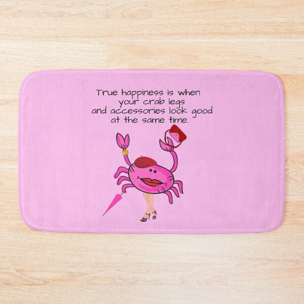 Item preview, HAPPINESS CRAB LEGS/ACCESSORIES PINK #3 PINK BACKGROUND  designed and sold by EllieMonroe.