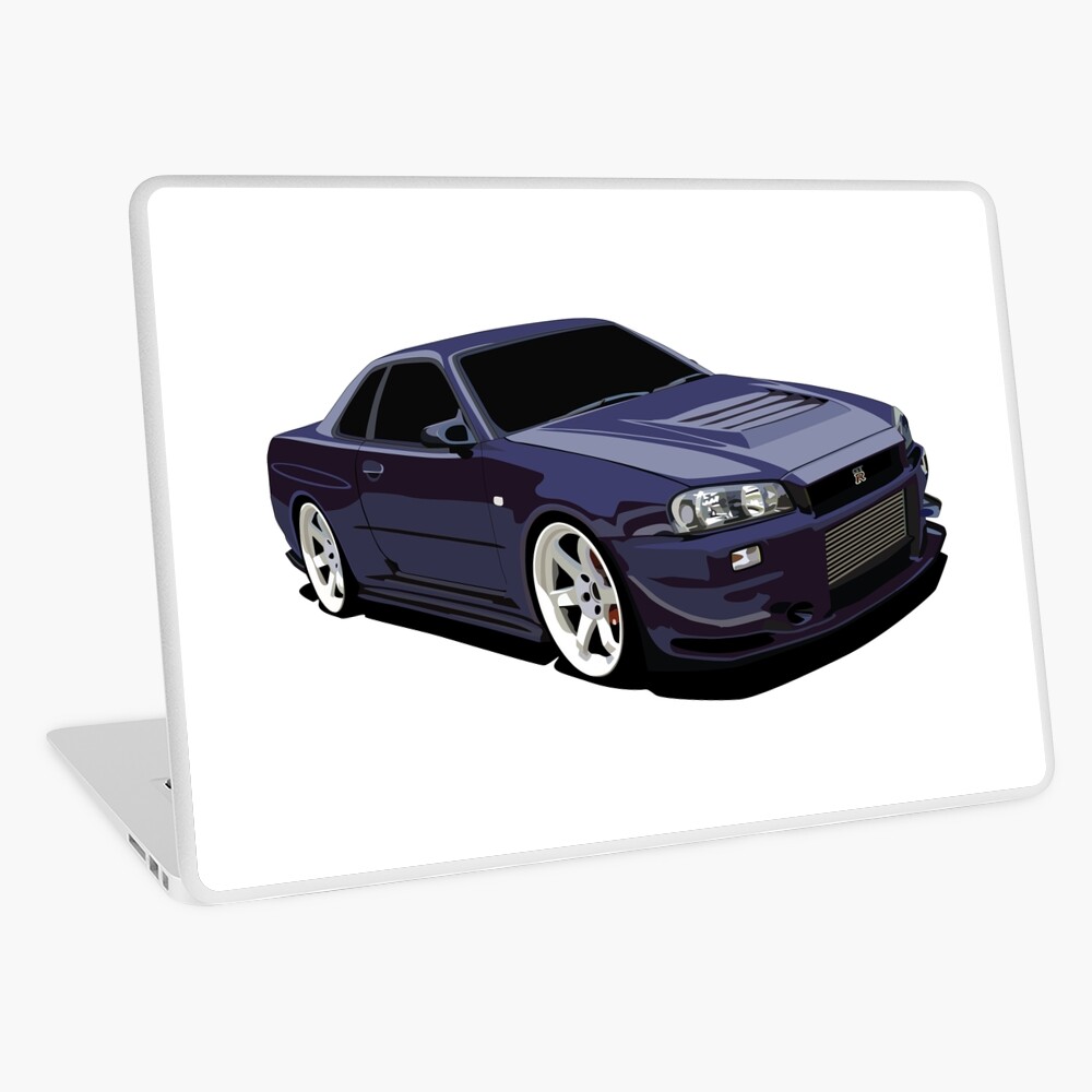 R34 GTR Cartoon