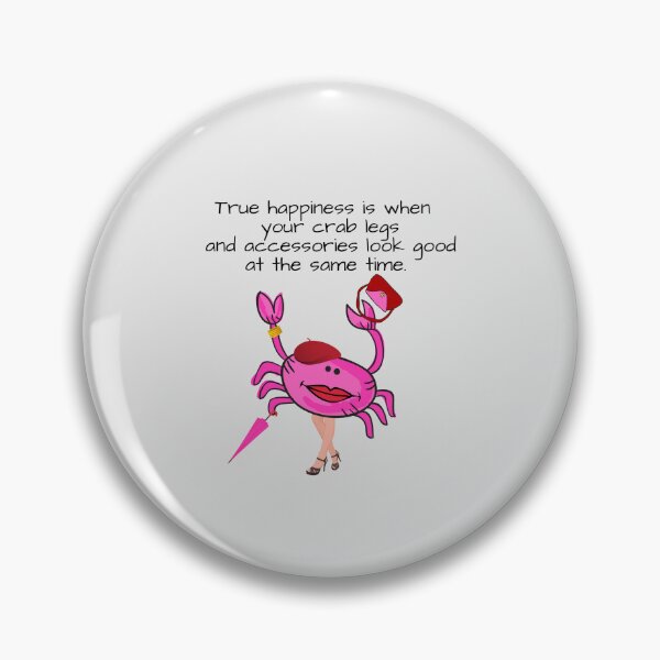 Artikelvorschau, HAPPINESS CRAB LEGS/ACCESSOIRES PINK #4 HELLGRAU HINTERGRUND entworfen und verkauft von EllieMonroe.