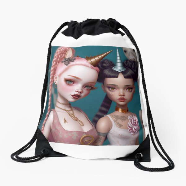 Unicorn Party 2 Drawstring Bag