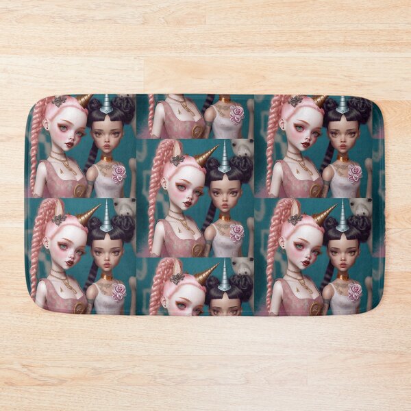 Unicorn Party 2 Bath Mat