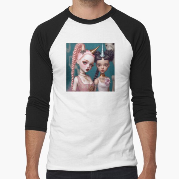Unicorn Party 2 Baseball ¾ Sleeve T-Shirt