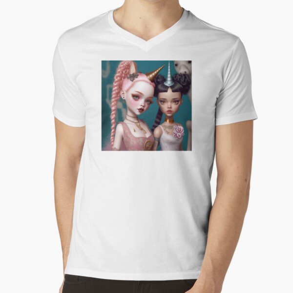 Unicorn Party 2 V-Neck T-Shirt