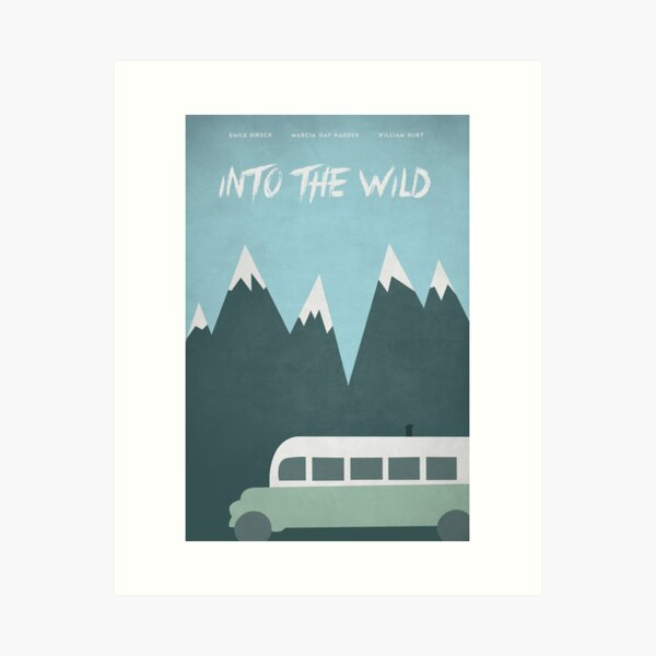 Into The Wild - Magic Bus - Minimalist Movie Poster Art Print