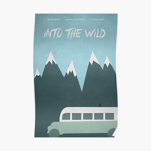 Into The Wild - Magic Bus - Minimalist Movie Poster Poster