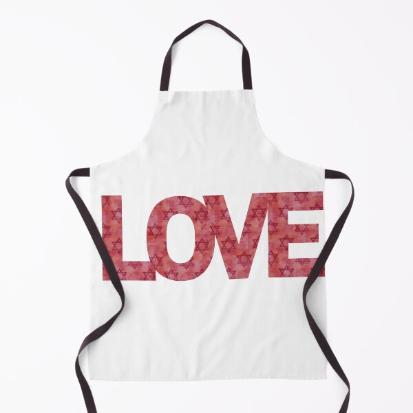 Item preview, Love with Jewish Stars inside red designed and sold by NJGDesigns.