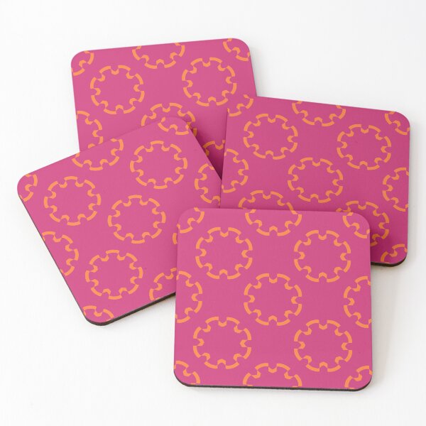 Item preview, Orange Geometric Circle Pattern designed and sold by KeksWorkroom.