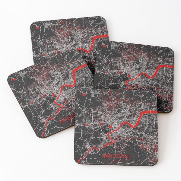Item preview, Hangzhou City Map of Zhejiang, China - Oriental designed and sold by deMAP.