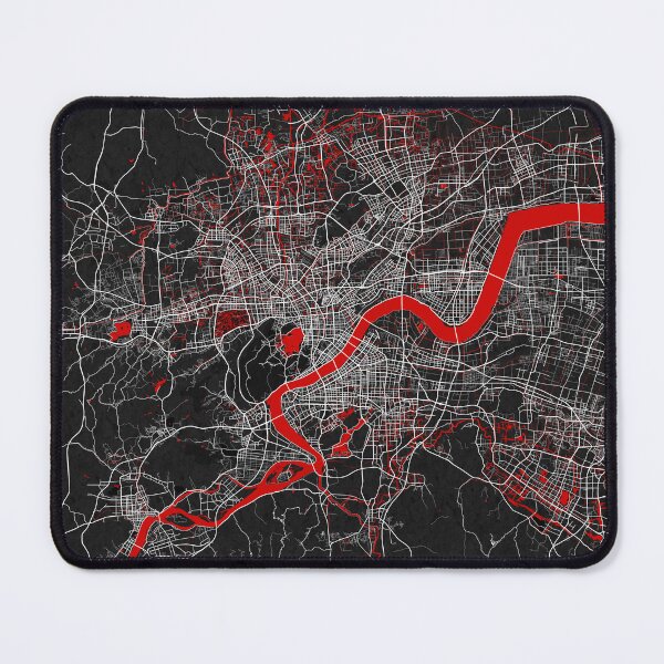 Item preview, Hangzhou City Map of Zhejiang, China - Oriental designed and sold by deMAP.