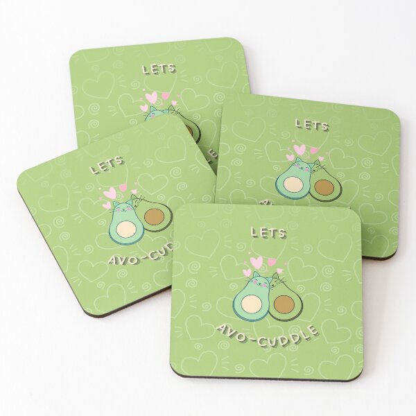Item preview, Valentine's Day - Lets avo-cuddle (Green) designed and sold by INSOMNIAC101.