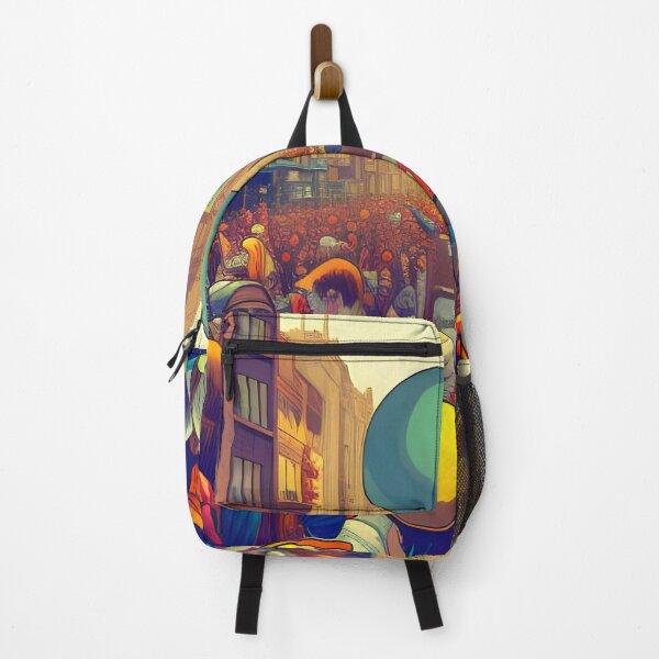 Item preview, Happy people on the street designed and sold by REALDesign-Shop.