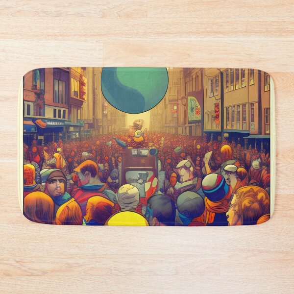 Item preview, Happy people on the street designed and sold by REALDesign-Shop.