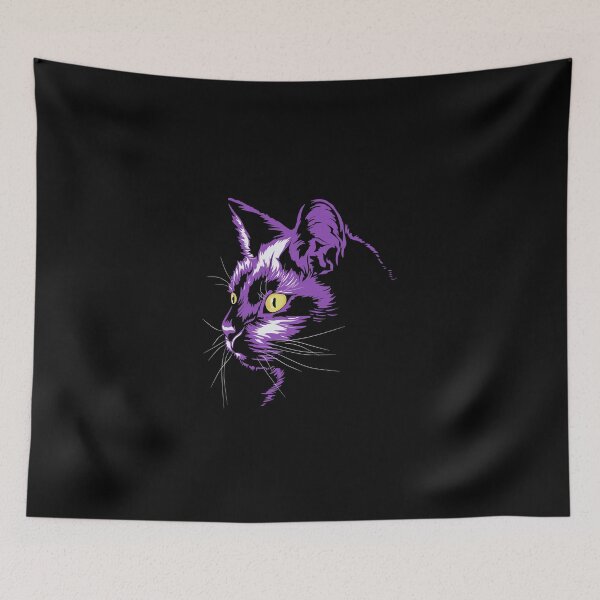 Item preview, Cat face design- Purple color designed and sold by Artsbykk.