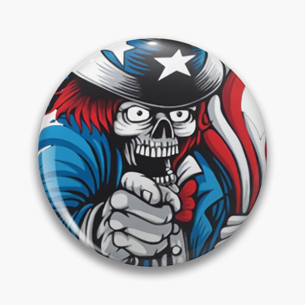 Item preview, The Skull of Uncle Sam designed and sold by Anggarastore26.