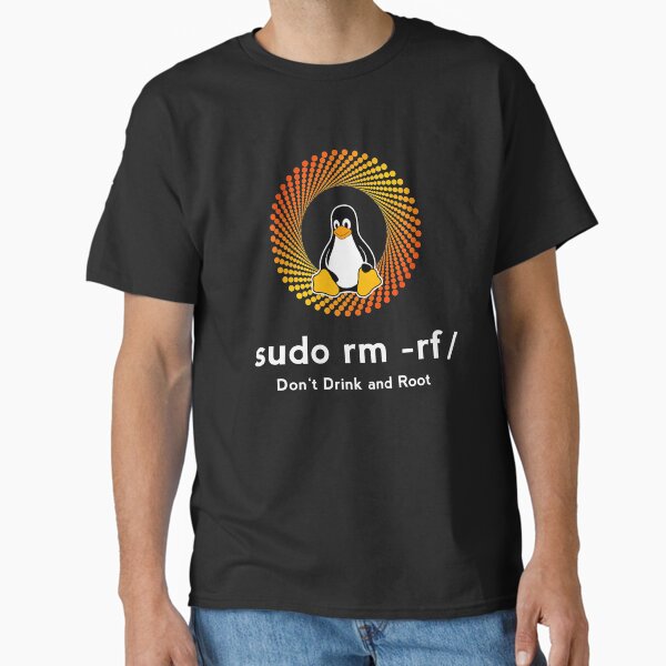 Item preview, penguin sudo rm -rf / delete boot cute sys admin penguin pc nerd computer system core CPU pc coder geek computer science designed and sold by originalstar.