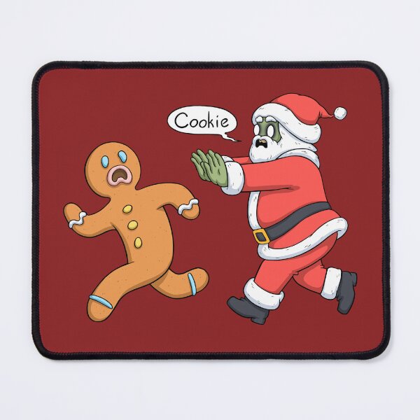Item preview, zombie santa and gingerbread man designed and sold by ComicadaArt.