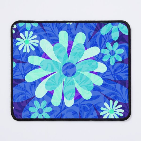 Item preview, Flower Mandala Blue White designed and sold by ZandraGalaShop.