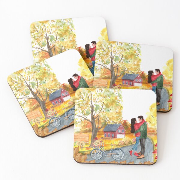 Item preview, Autumn Landscape Watercolor  Landscape in Autumn designed and sold by Apkdesigner.