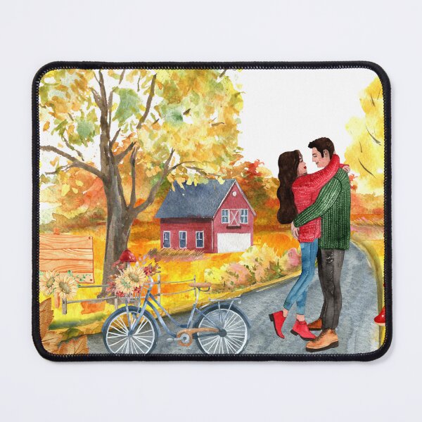 Item preview, Autumn Landscape Watercolor  Landscape in Autumn designed and sold by Apkdesigner.