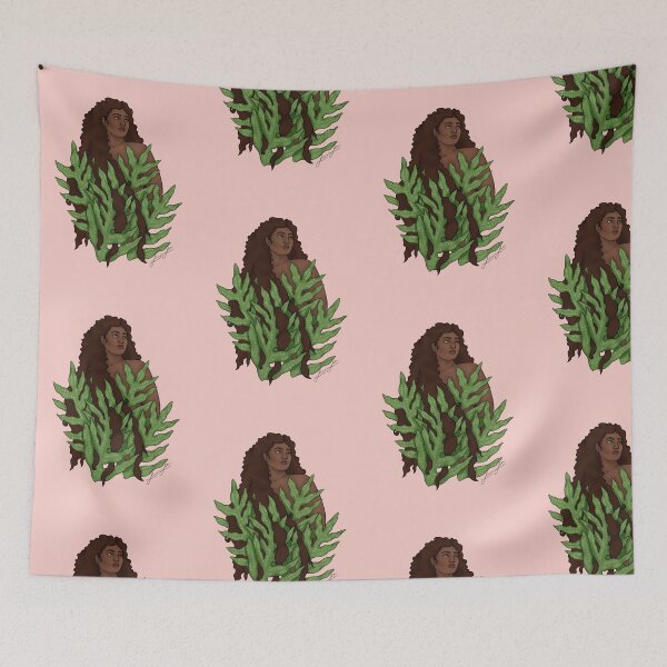 Item preview, Ka Poli Lauae o Makana - indigenous polynesian woman in lauae ferns designed and sold by LindsayLeilani.