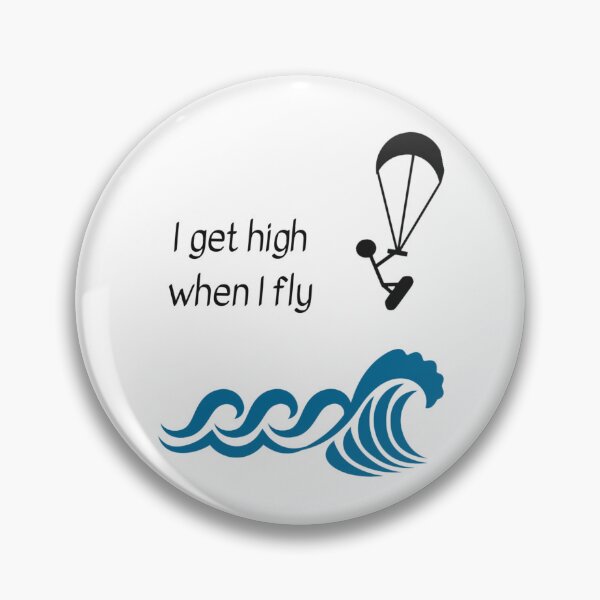 Item preview, Kite surfing - get high when you fly! designed and sold by KikkiStarr.