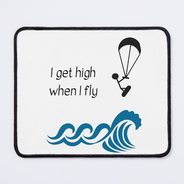 Item preview, Kite surfing - get high when you fly! designed and sold by KikkiStarr.