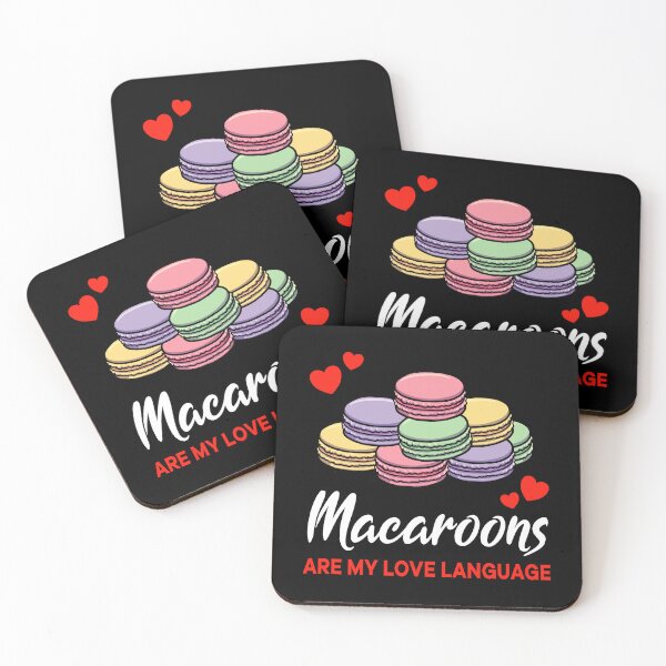 Item preview, Macaroons are my Love Language Funny designed and sold by jonmlam.