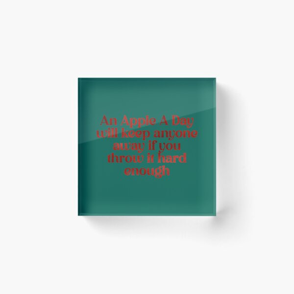 Item preview, An Apple A Day will keep anyone away if you throw it hard enough    designed and sold by KillerTreldz.