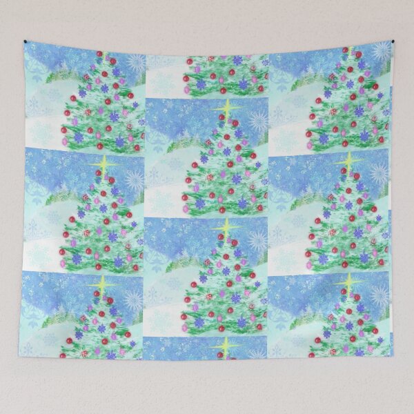 Item preview, Christmas Tree Dreamscape designed and sold by CosmicBee.