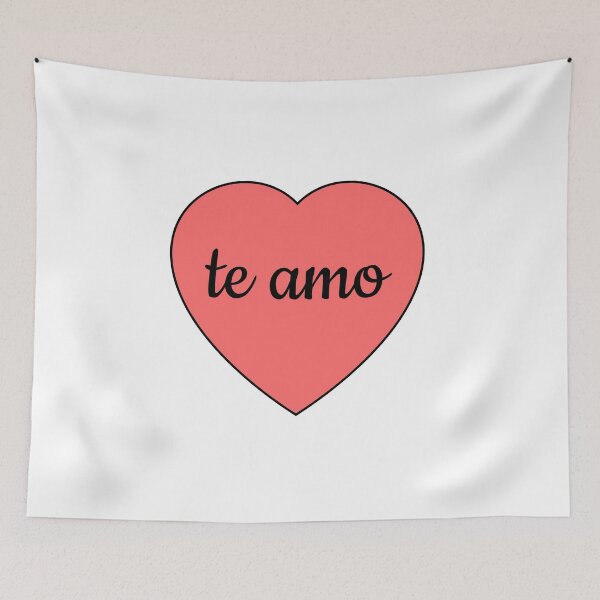 Item preview, Te amo - I love you in Spanish -  Heart Corazon designed and sold by Inspirationmotivation.