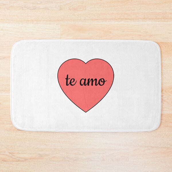 Item preview, Te amo - I love you in Spanish -  Heart Corazon designed and sold by Inspirationmotivation.