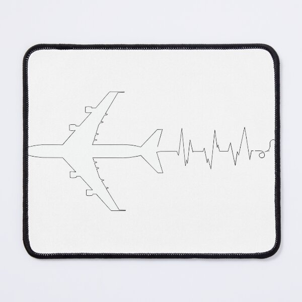 Item preview, Latido del corazón de Boeing 747 - Horizontal designed and sold by TheBlackBoxStop.