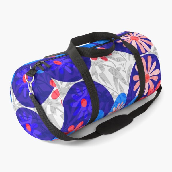 Item preview, Flower Mandala Red Blue White designed and sold by ZandraGalaShop.